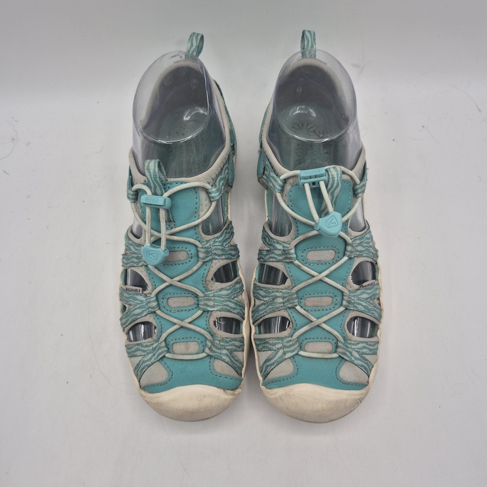 Keen Whisper Sandals Youth Girls Size 4 Blue Bungee Hiking Sport Water Shoes - Picture 9 of 13